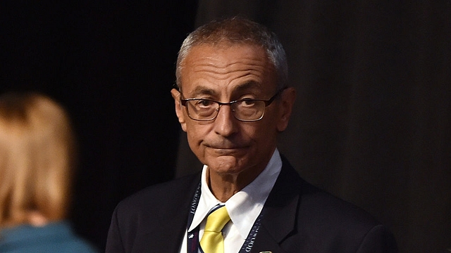 John Podesta, Chairman of the 2016 Hillary Clinton presidential campaign (PAUL J. RICHARDS/AFP/Getty Images)