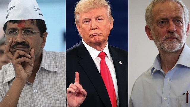 Kejriwal, Trump and Corbyn&nbsp;