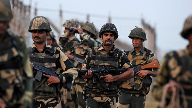 Indian Border Security Force soldiers (TAUSEEF MUSTAFA/AFP/Getty Images)