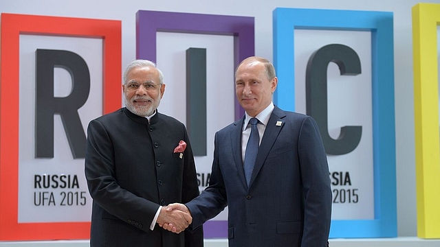 

Prime Minister Narendra Modi with Russian President Vladimir Putin. (GettyImages)