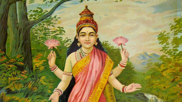 Lakshmi by Raja Ravi Varma (Wikimedia Commons)&nbsp;