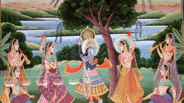 A painting of Krishna leela (Balaji photography/Flickr)