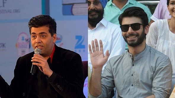 Karan Johar (L) and Fawad Khan&nbsp;