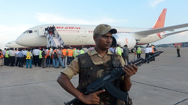 

Airport security has been stepped up in Jammu and Kashmir and other states. Photo credit: RAVEENDRAN/AFP/GettyImages