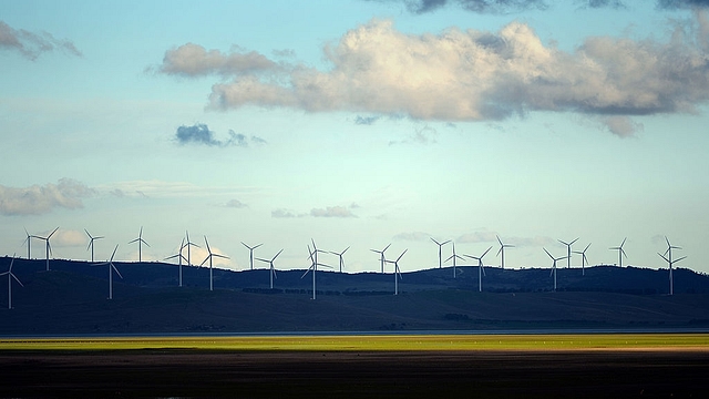 Wind turbines on the outskirts of Canberra (SAEED KHAN/AFP/Getty Images)