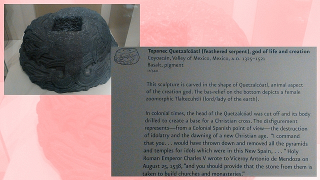 Quetzalcoatl with a feminine base, National Museum of the American Indian, New York