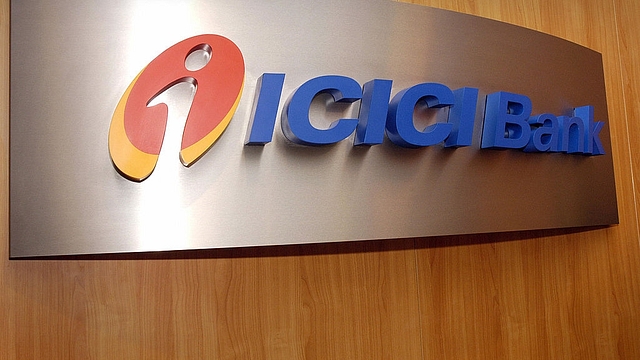 The logo of ICICI Bank. (DIRK WAEM/AFP/GettyImages)