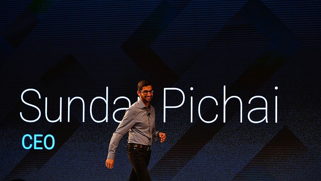 
Chief executive officer of Google Inc, Sundar Pichai (CHANDAN KHANNA/AFP/Getty Images)