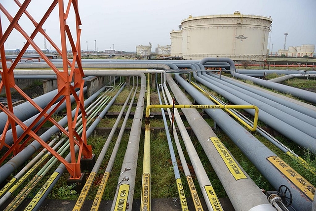 Storage tanks of an Indian Oil Refinery (Representative Image) (SAM PANTHAKY/AFP/Getty Images)