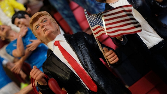 A Trump doll (MARIO LAPORTA/AFP/Getty Images)