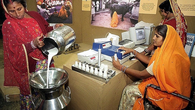 A dairy centre in Rajasthan (Representative Image) (ARKO DATTA/AFP/Getty Images)