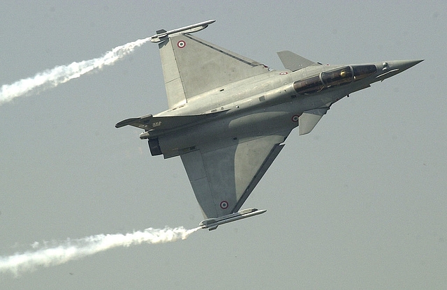 A Rafale fighter jet. (EMMANUEL DUNAND/AFP/Getty Images)