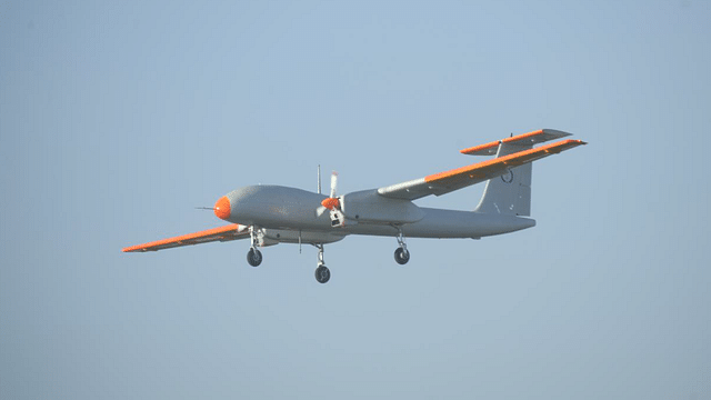 Successful maiden test flight of the Tapas carried out by DRDO (Wikimedia Commons)