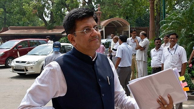 
Indian Power and Coal Minister Piyush Goyal. Photo credit: PRAKASH SINGH/AFP/GettyImages

