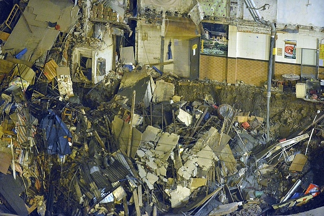 
Representational  picture shows debris. Photo credit: STR/AFP/GettyImages

