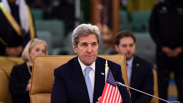 US Secretary of State John Kerry (FAYEZ NURELDINE/AFP/Getty Images)