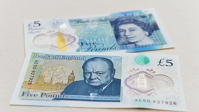 

The new £5 (Photo credit: JOE GIDDENS/AFP/Getty Images)