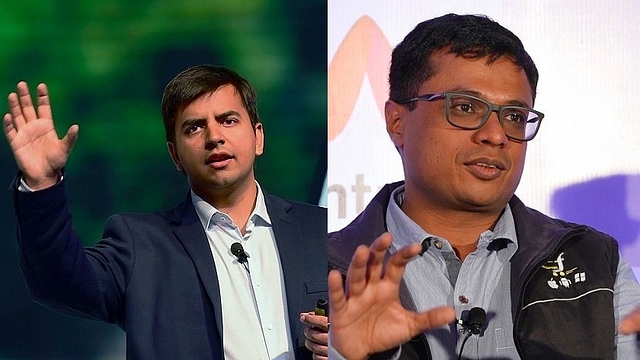 Bhavish Aggarwal of Ola and Sachin Bansal of Flipkart