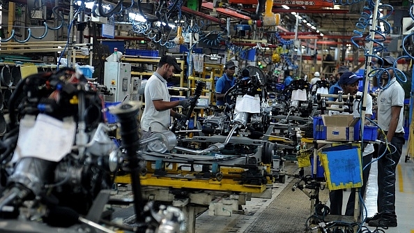 Factory workers at an assembly in Chennai (Getty Images)