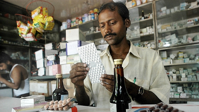 An Indian pharmacy. (DESHAKALYAN CHOWDHURY/AFP/Getty Images)