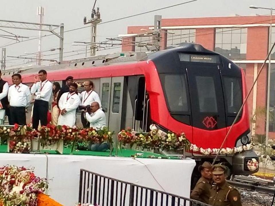 Lucknow Metro: Trial Run Commences As Two Women Drivers Steer The First Train 