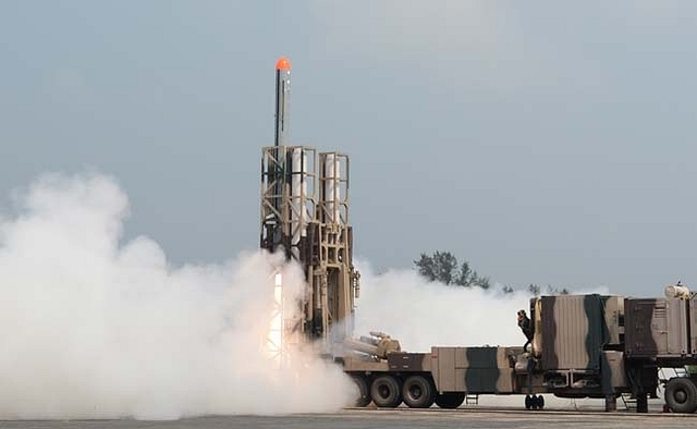 Nirbhay missile 
 at the Integrated Test Range at Chandipur. (DRDO)

