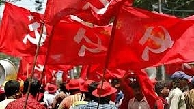 Communists during a rally in Kerala