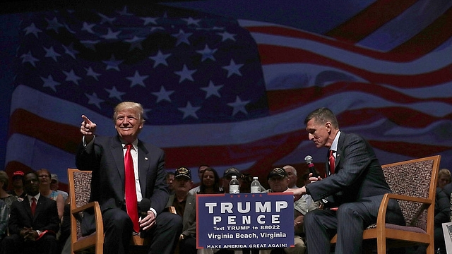 President-elect Donald Trump (L) and National Security Adviser Michael Flynn (Alex Wong/Getty Images