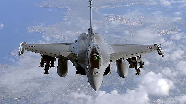  
A French Rafale 
fighter jet from the Istres military airbase (GERARD JULIEN/AFP/Getty Images)

