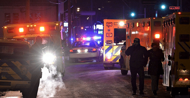 Attack site near the Quebec Islamic Cultural Center. 

