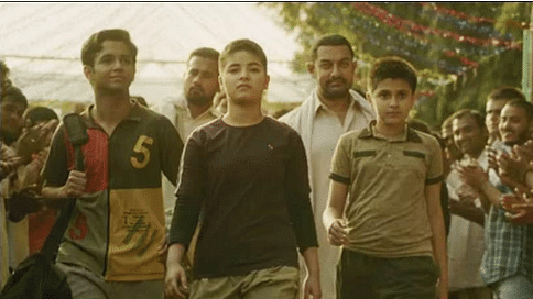  A scene from the film
Dangal