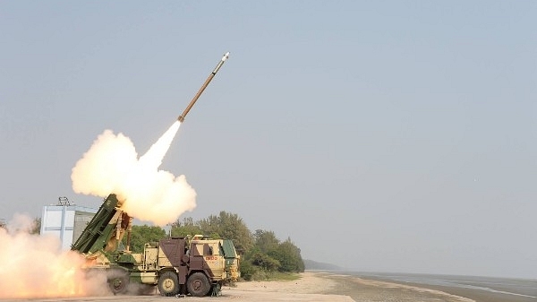 Guided Pinaka rocket (DRDO Facebook page)