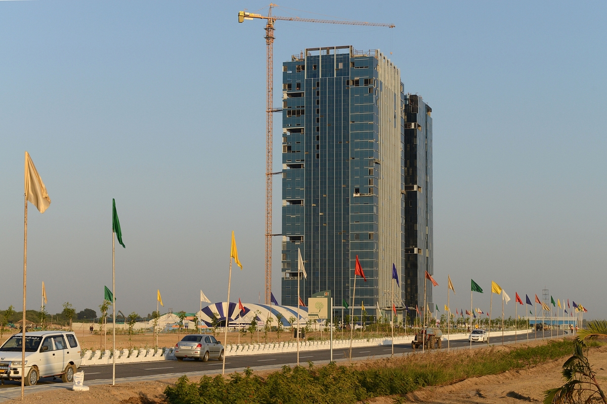 GIFT City Tower 1 (Photo Credit: SAM PANTHAKY/AFP/Getty Images)