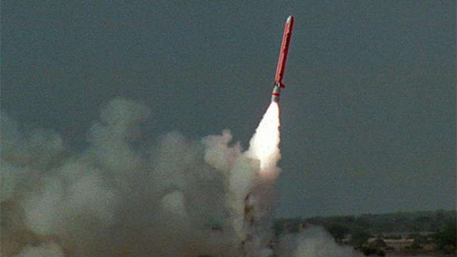 Submarine-launched cruise missile Babur-III  (Pakistan Radio)