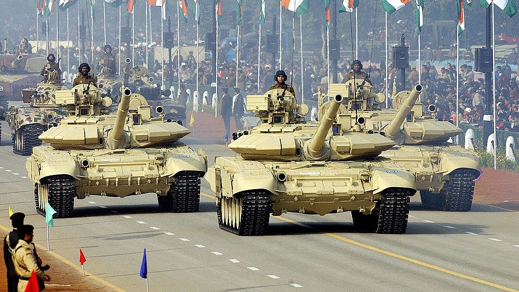 T-90 Tanks Of The Indian Army (RAVEENDRAN/AFP/Getty Images)