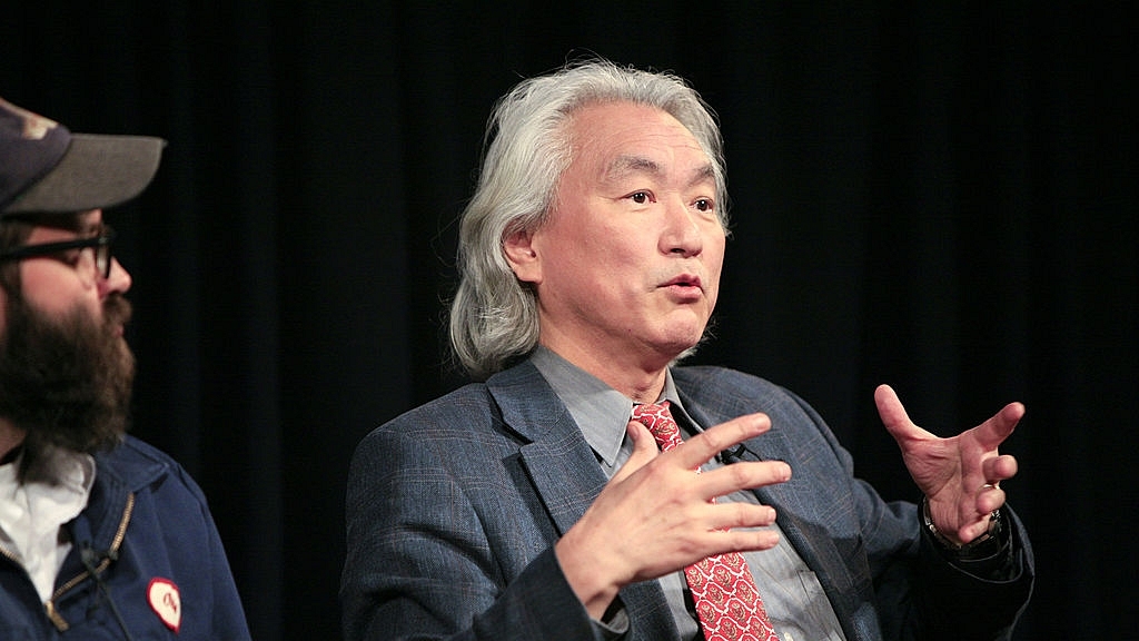 Physicist Michio Kaku speaks at the panel discussion ‘Parallel Worlds, Parallel Lives’ at the World Science Festival in New York City. (Amy Sussman/Getty Images for World Science Festival)