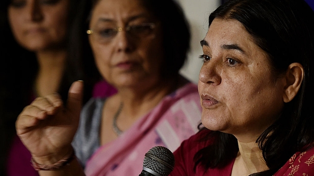 Union Cabinet Minister for Women and Child Development Maneka Gandhi (MONEY SHARMA/AFP/Getty Images)