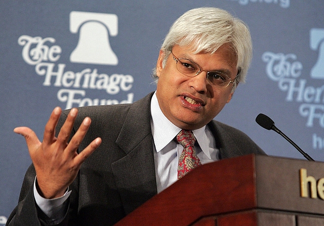 
Ashley Tellis speaks during a panel 
discussion on India’s relationship with the United States. (SAUL LOEB/AFP/Getty Images)


