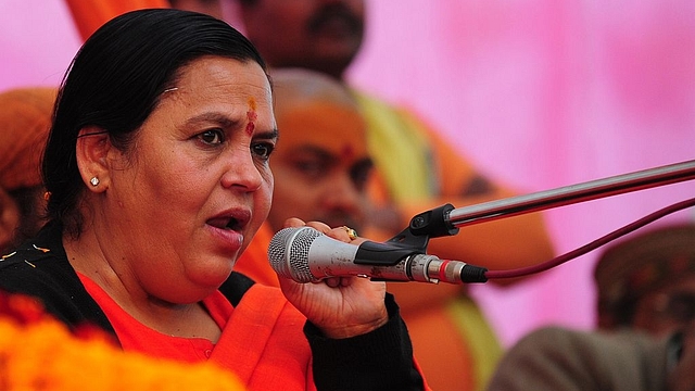 The Congress demanded Uma Bharti’s resignation on charges of conspiracy, but she in turn slammed them. (Sanjay Kanojia/AFP/Getty Images)