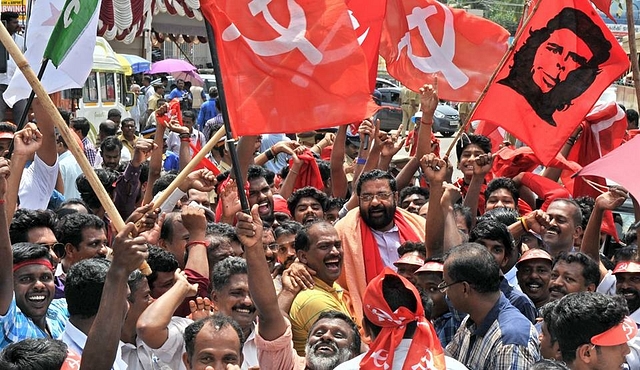 A Communist rally in Kerala