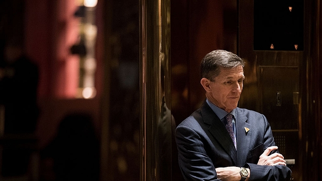 Retired Lt Gen Michael Flynn was National Security Advisor for 24 days before he had to resign from his post. (Drew Angerer/Getty Images)