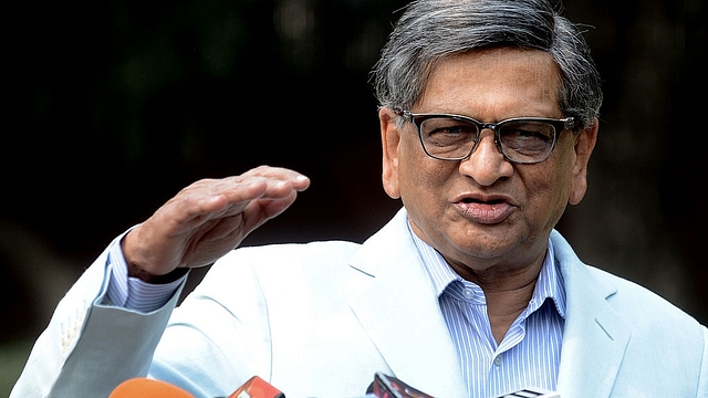 Former Congress leader S M Krishna (RAVEENDRAN/AFP/Getty Images)