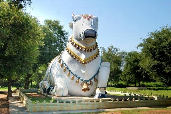 The Mahananda temple at Srisailam. 