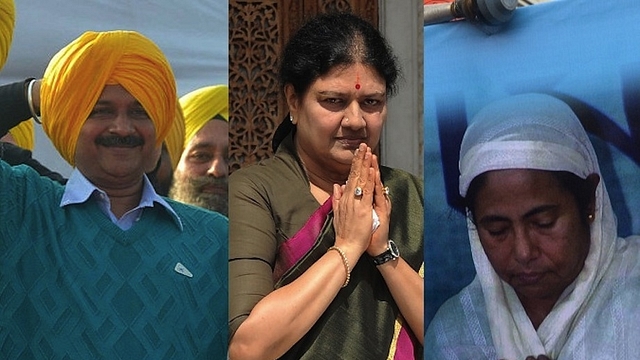 Kejriwal, Sasikala and Banerjee&nbsp;