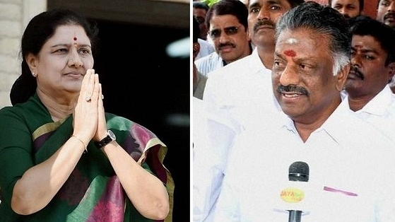 V
K Sasikala and&nbsp; O Panneerselvam (PTI photos)





