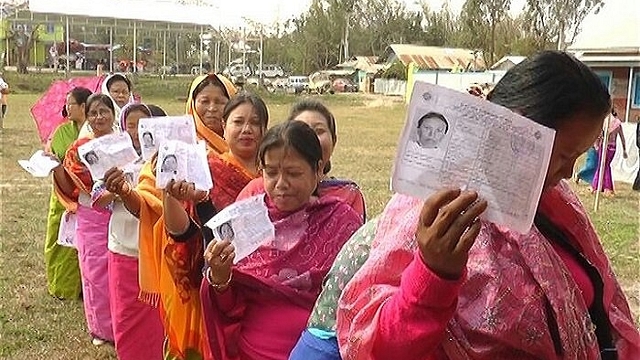 Voting in Manipur (Twitter.com/dandenagendra12)&nbsp;