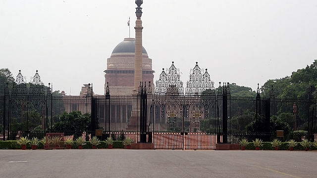 Rashtrapati Bhavan, the presidential palace in New Delhi, India. (David Castor)