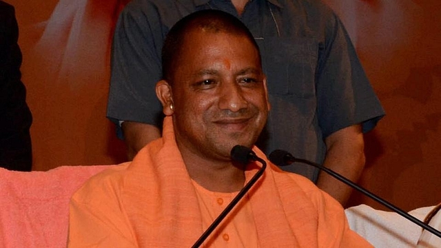 
							Uttar Pradesh Chief Minister Yogi Adityanath addressing a press conference in Lucknow. (ANI)

