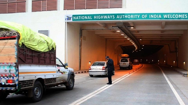 
							Chenani-Nashri tunnel on the 
Jammu-Srinagar highway. (Hindustan Times)