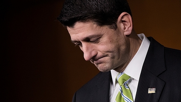 House Speaker Paul Ryan pulled the Obamacare repeal bill from the floor. (Drew Angerer/Getty Images)